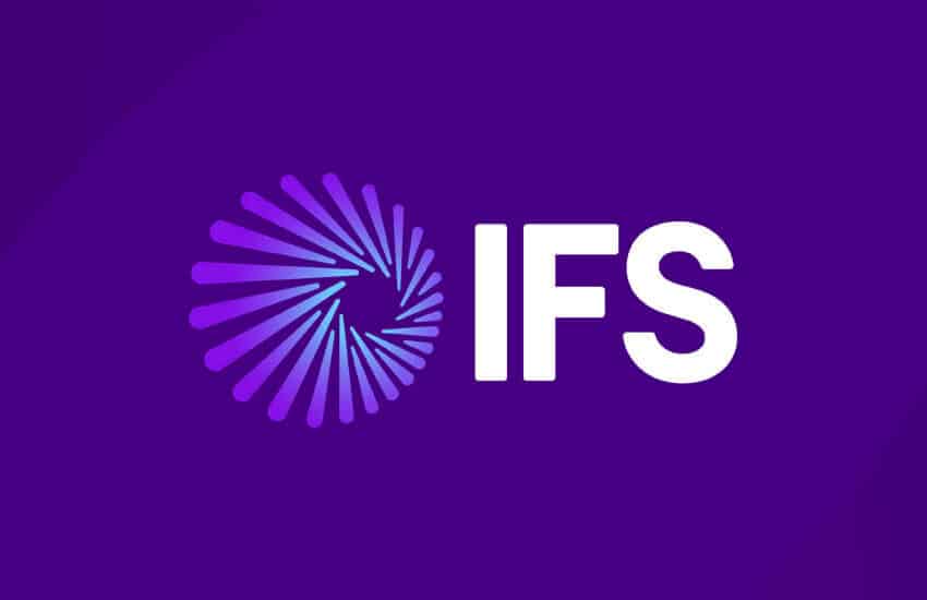 IFS logo, manufacturing solutions