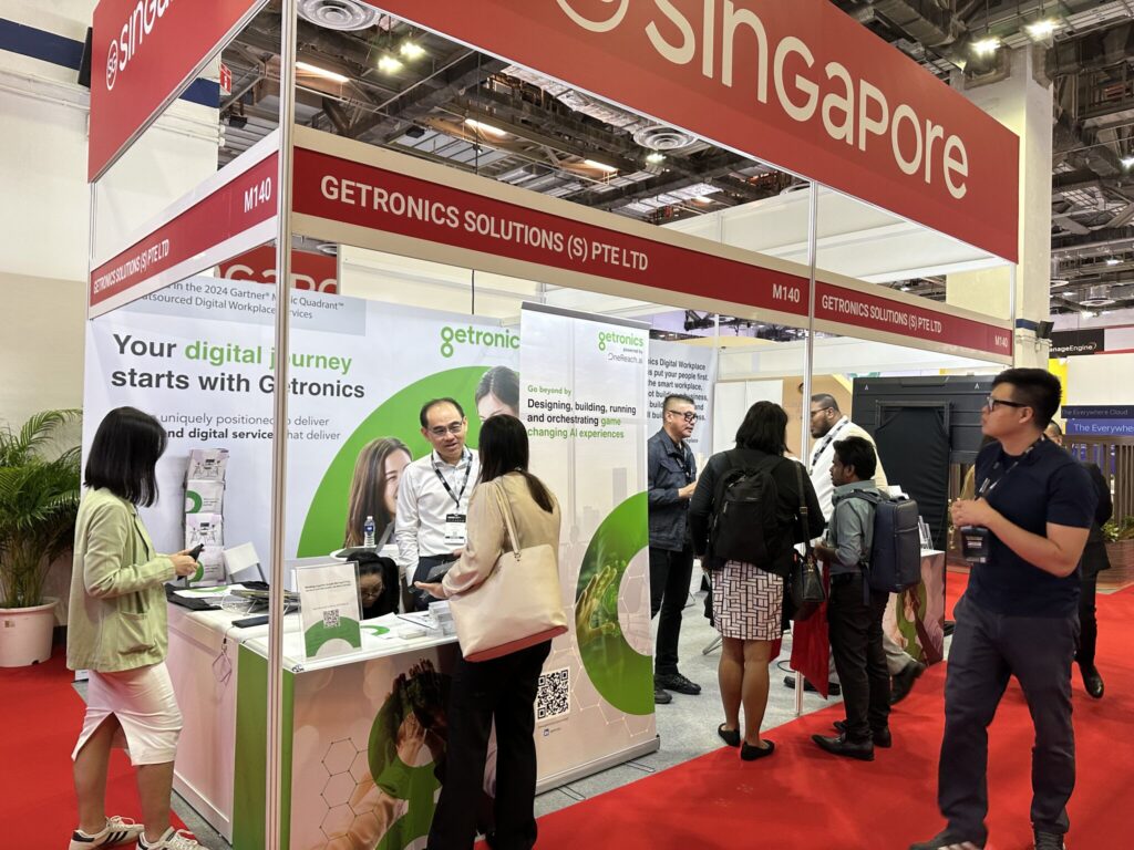 Getronics stand at the Cloud Expo Asia 2024
