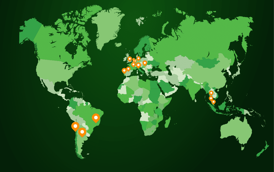 Getronics locations map