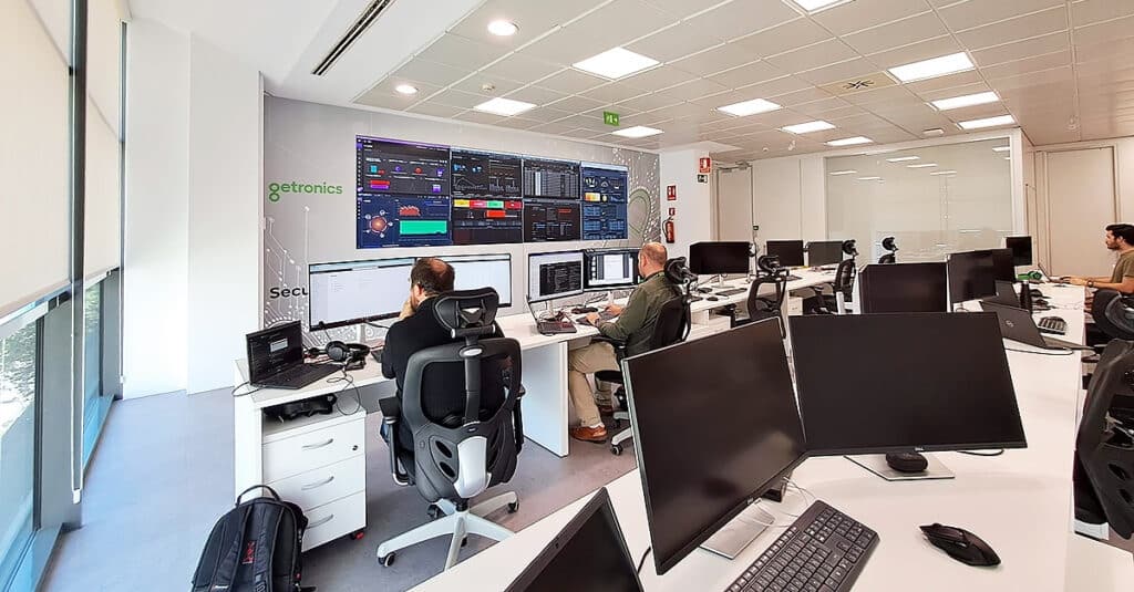 Inside the Getronics Security Operations Centre in Barcelona, Spain