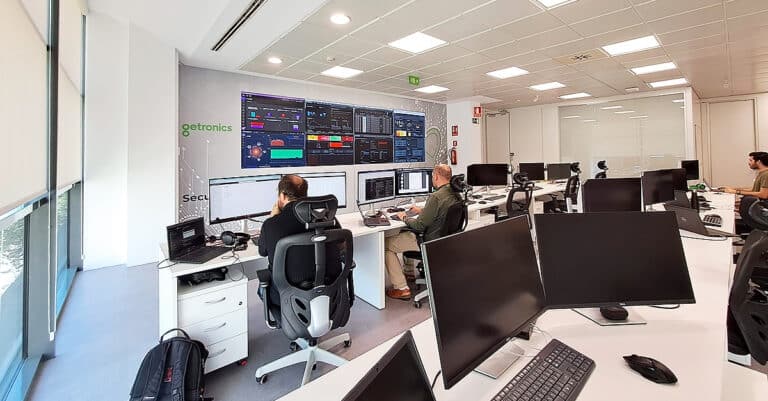 Inside the Getronics Security Operations Centre in Barcelona, Spain