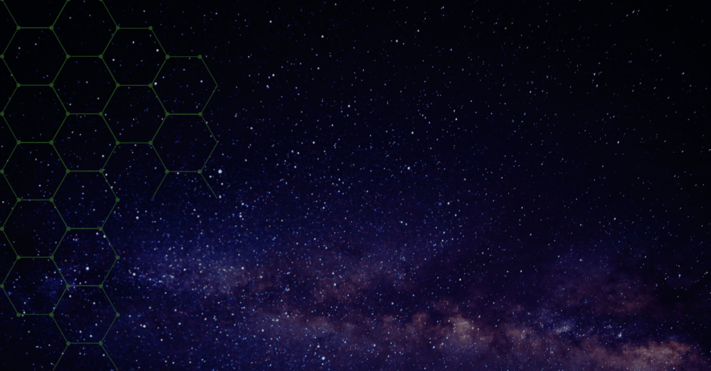 Abendhimmel mit Sternen